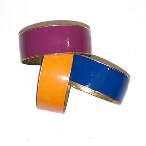 J. Crew Set of 3 Enamel Bangles
